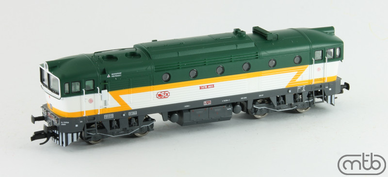 MTB Diesel-elektrická lokomotiva řady T478.4 ČSD (TT)